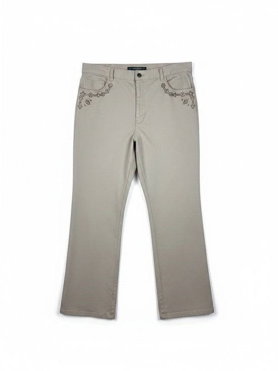 Ralph Lauren Pants - Lauren Jeans Co Ralph Lauren Bootcut Pants 14 Khaki Floral Studs